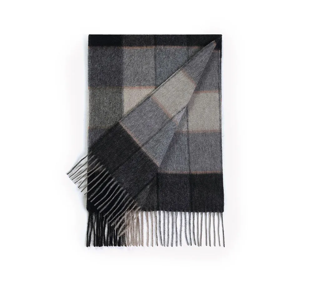 100% Wool Scarf Plaid