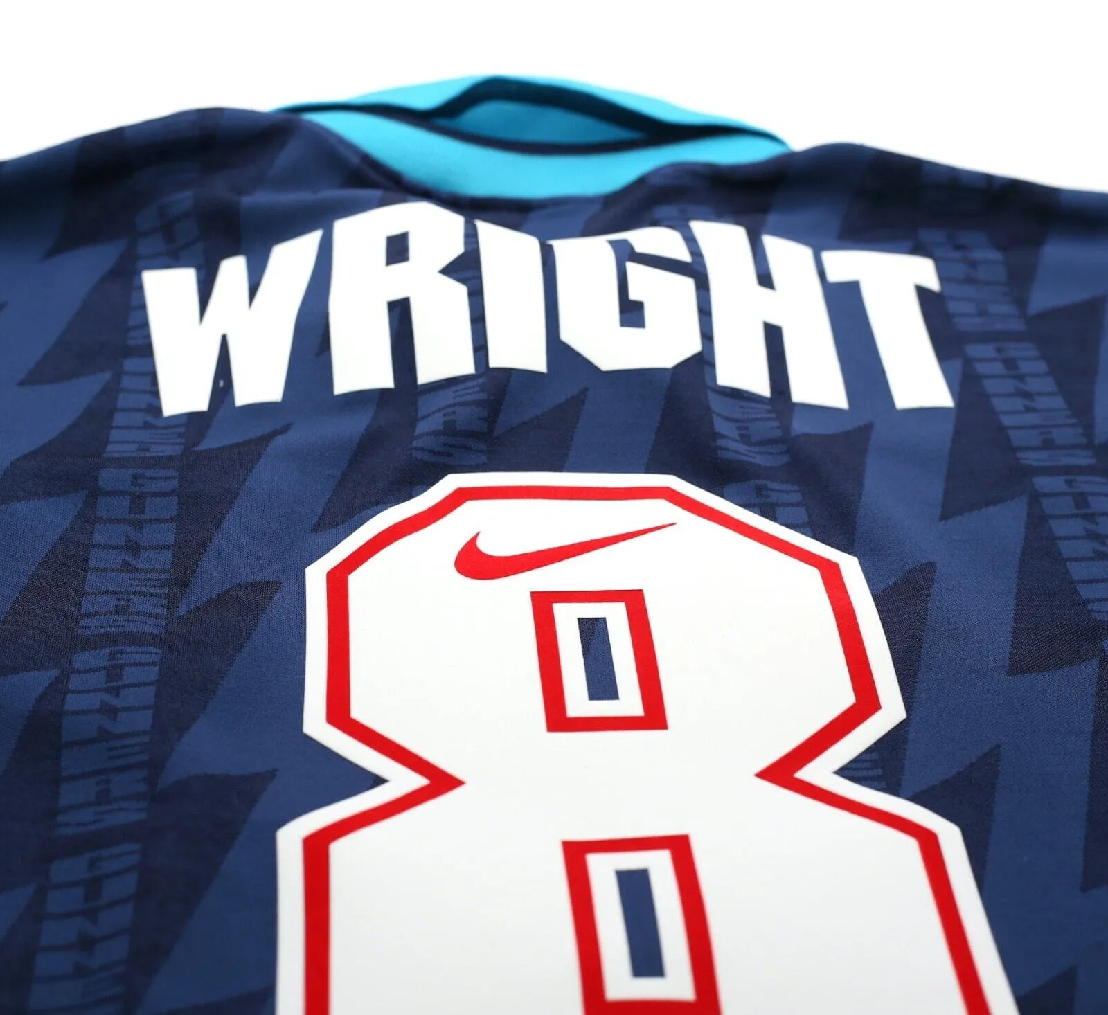 1994/95 WRIGHT #8 Arsenal Vintage Nike Away Football Shirt (L)