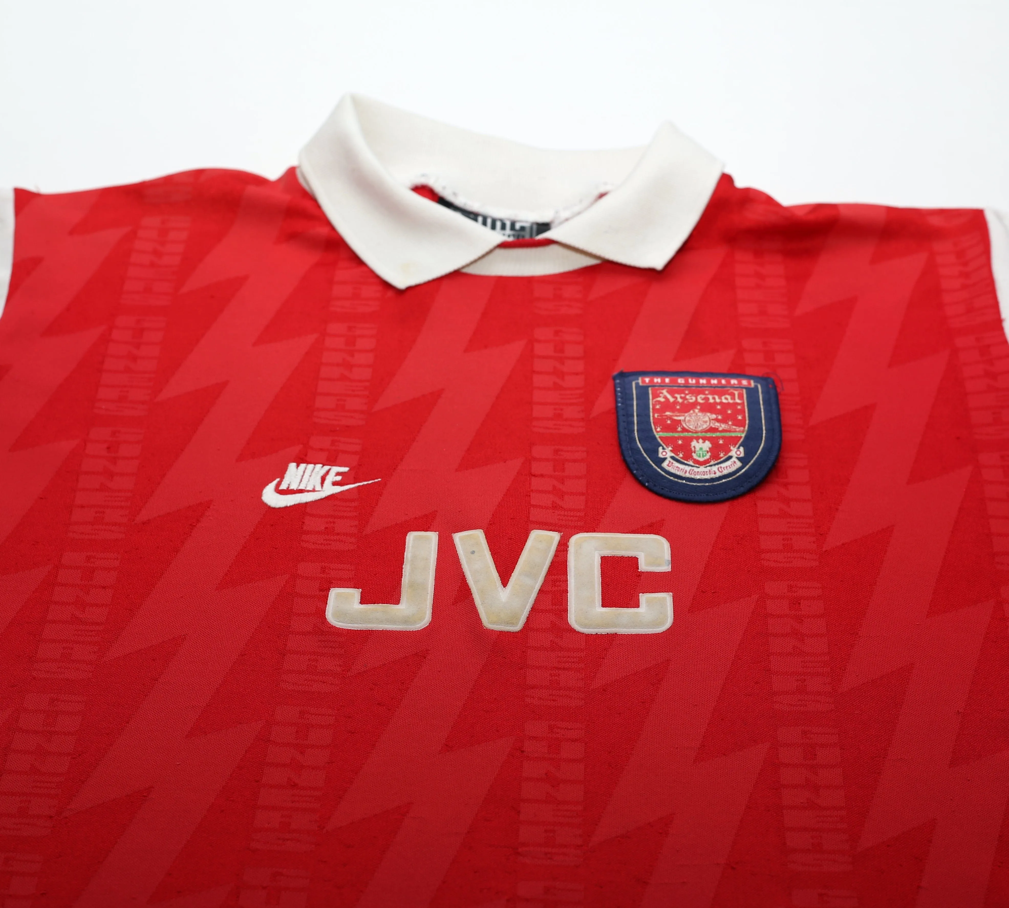 1994/96 ARSENAL Vintage Nike Home Football Shirt Jersey (LB)