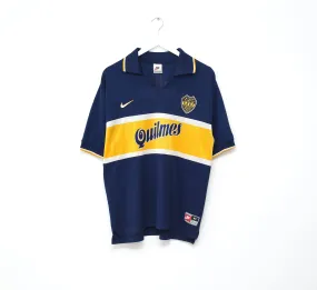 1996/98 BOCA JUNIORS Vintage Nike Home Football Shirt Jersey (M)