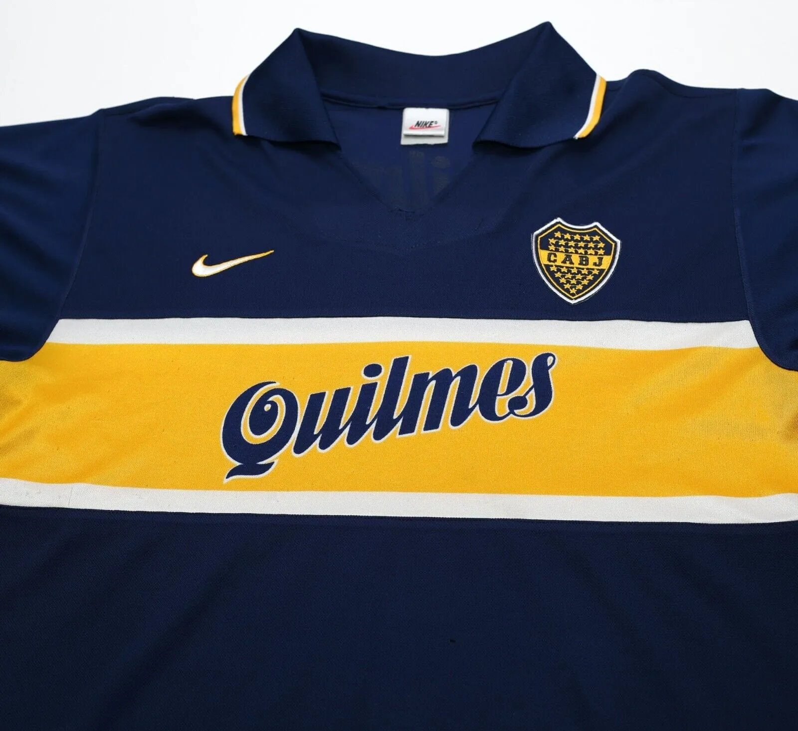 1996/98 BOCA JUNIORS Vintage Nike Home Football Shirt Jersey (M)