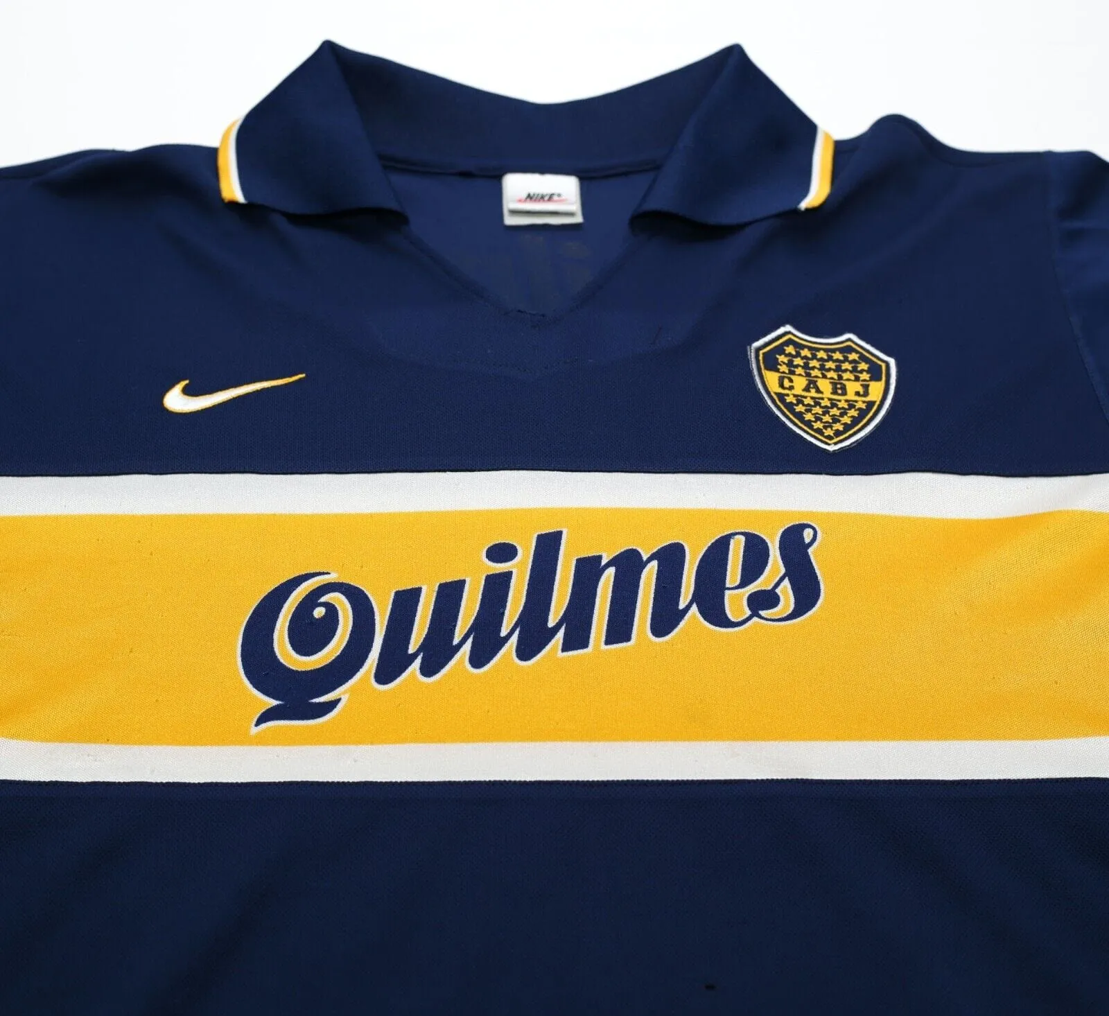 1996/98 BOCA JUNIORS Vintage Nike Home Football Shirt Jersey (M)