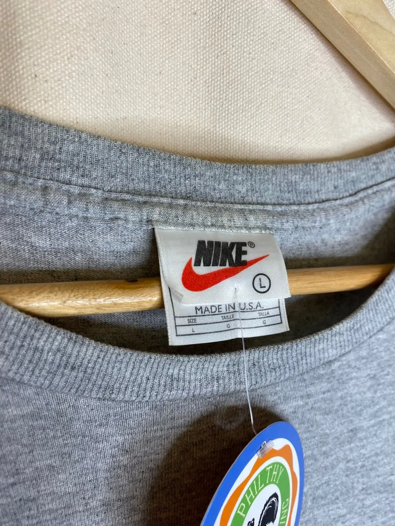 90's Nike 365 Hoops Grey T-Shirt: L