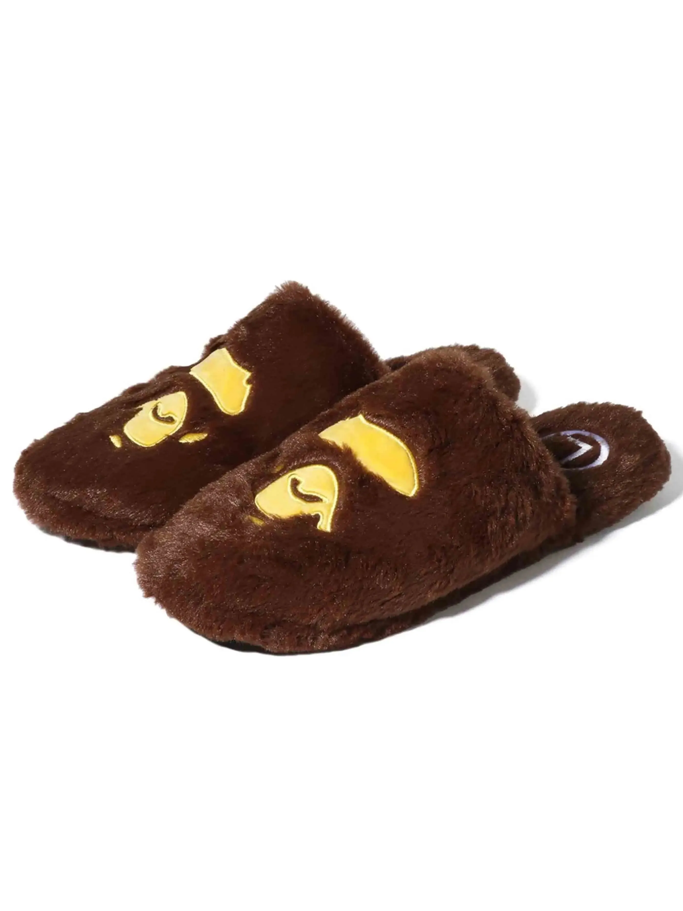 Brown A Bathing Ape Head Slippers - High-quality Comfortable Footwear