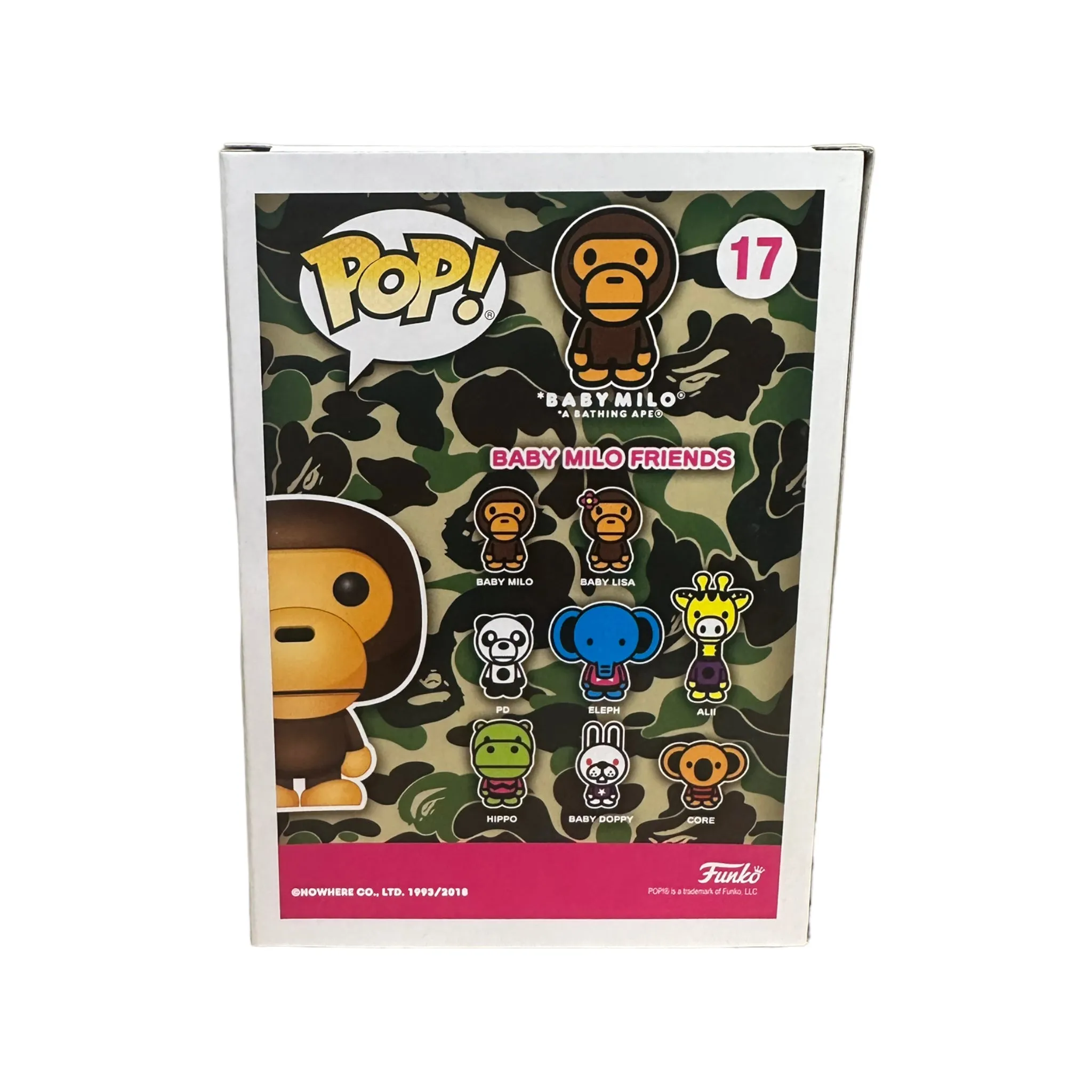 Baby Milo #17 (Flocked) Funko Pop! - BAPE - Unreleased BAIT Exclusive - Condition 9/10