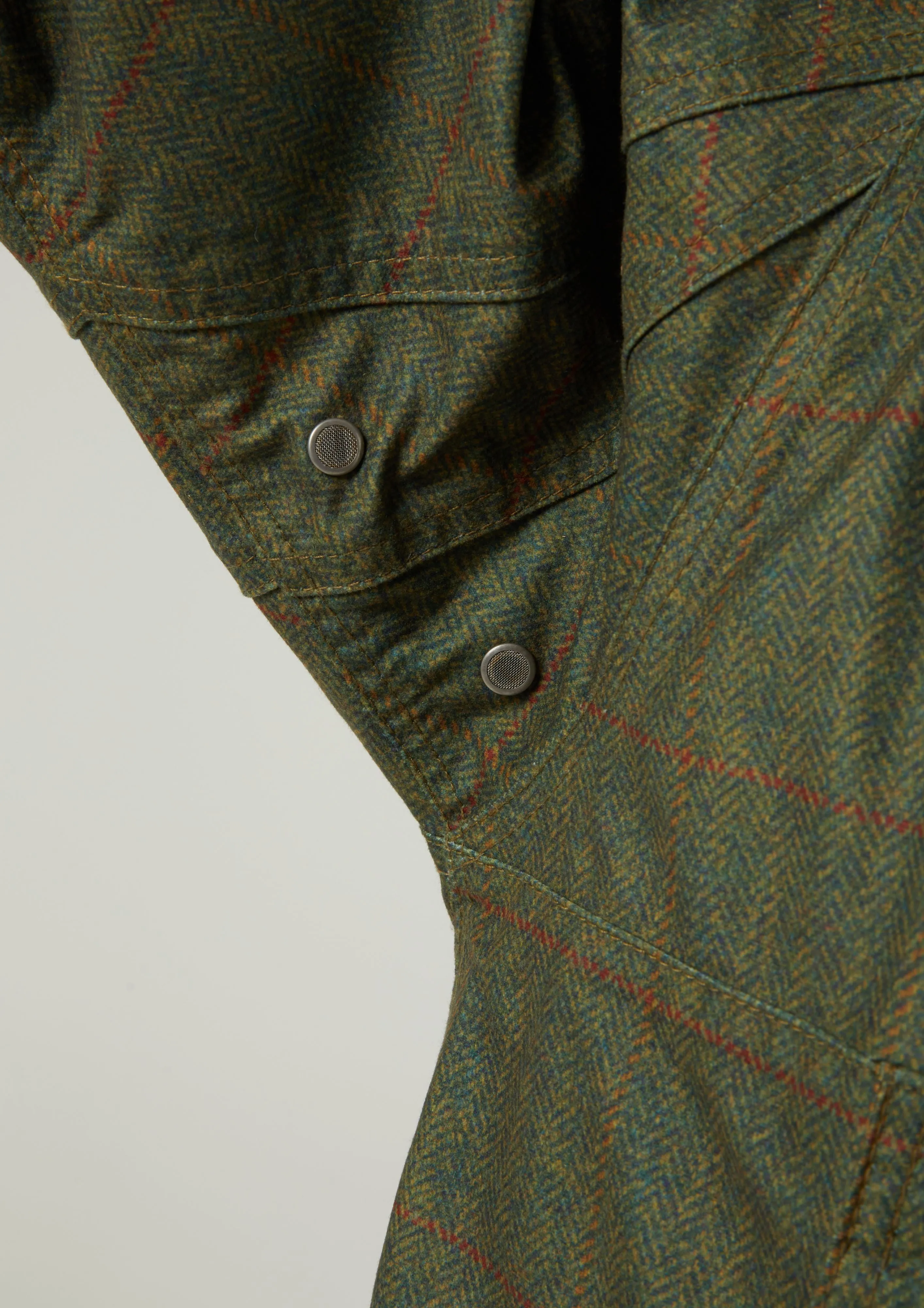 Didsmere Men's Technical Tweed Shooting Smock In Olive - Regular Fit