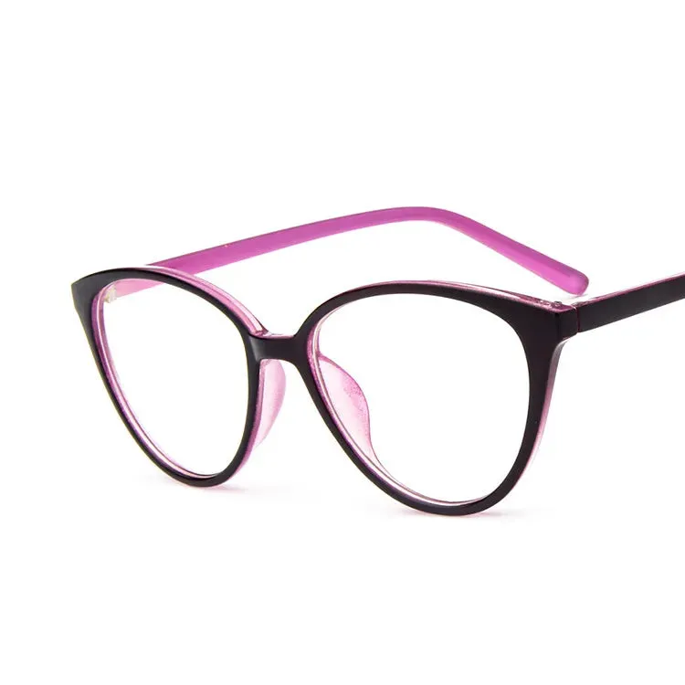 Fashion Women Cat Eye Eyeglasses Frame Men Optical Glasse Frame Retro Eyeglasses Computer Glasses Transparent glasses