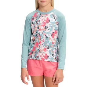 Girls' The North Face | Long Sleeve Sun Tee | Tourmaline Blue