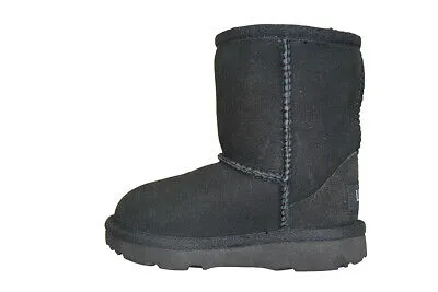 Kids Infants Ugg Classic Tall winter warm boot II 1017703TB Black UK 6 EUR 23.5