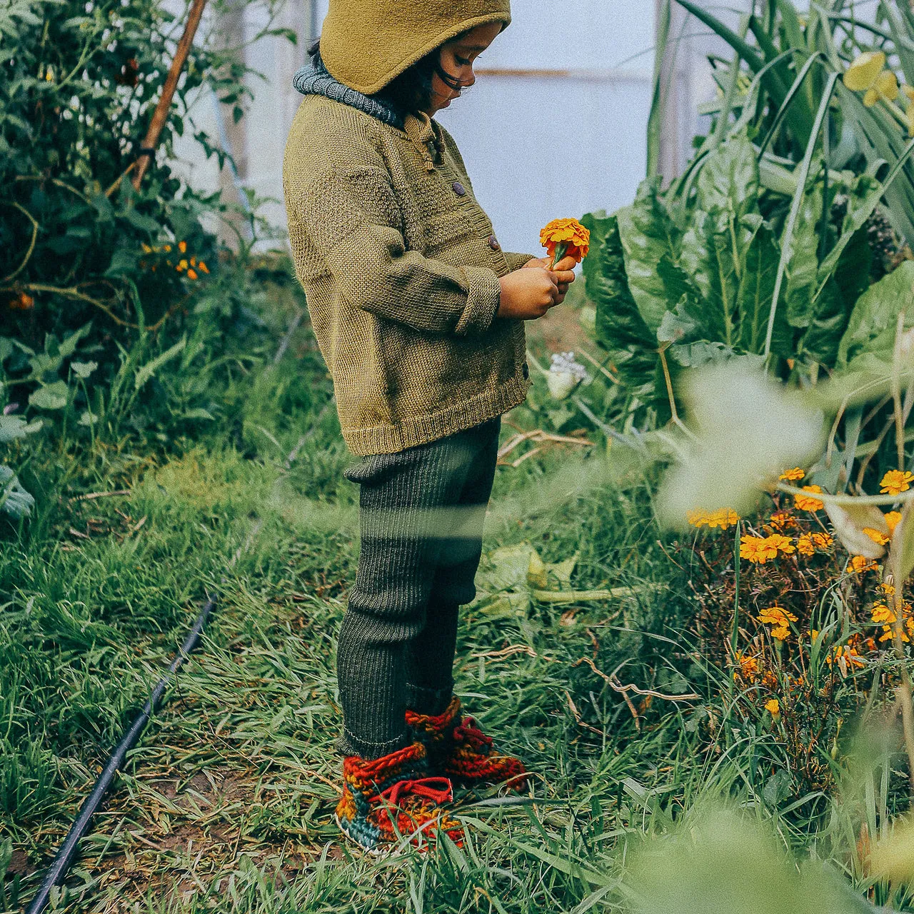 Knitted Merino Rib Leggings/Pants (0-10y )