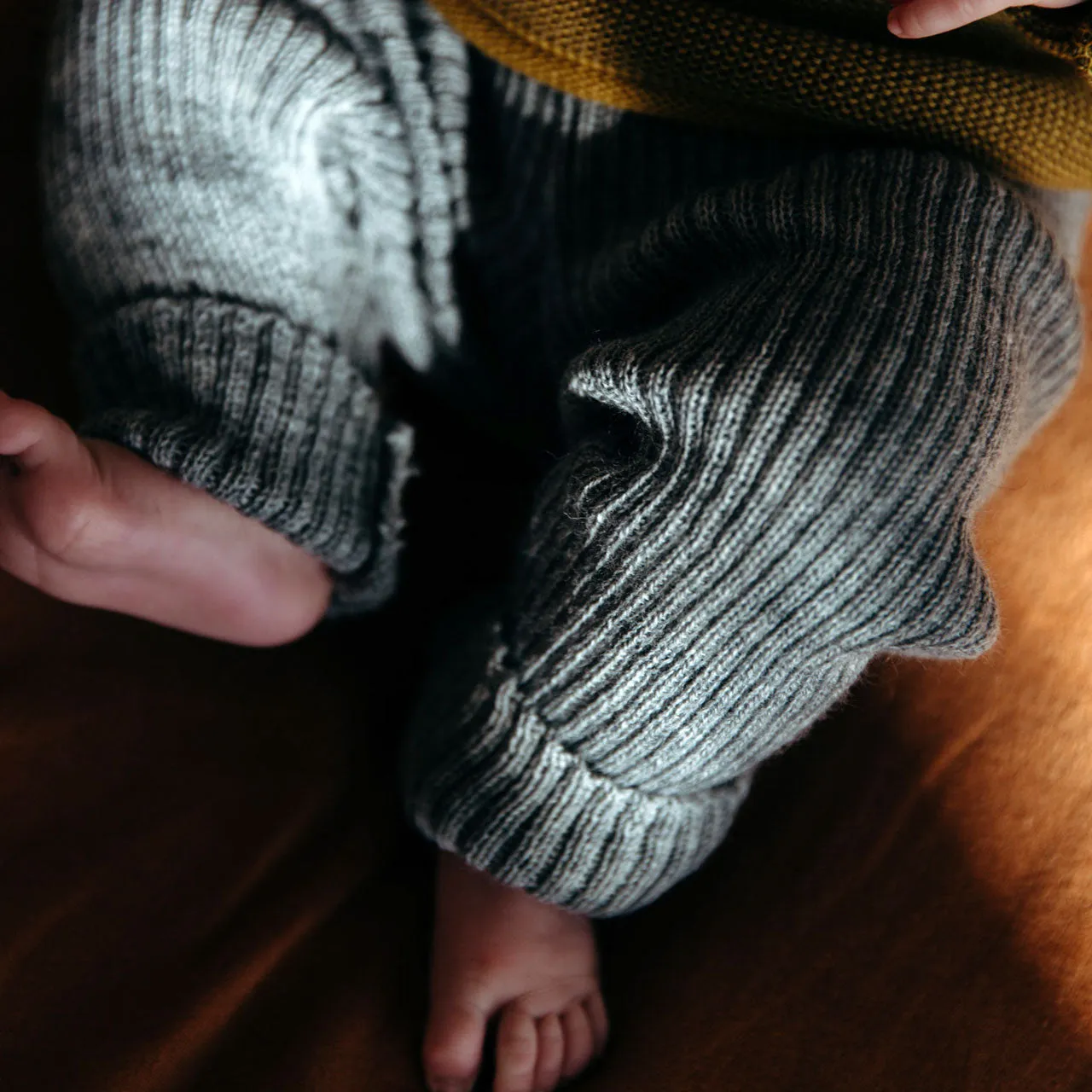 Knitted Merino Rib Leggings/Pants (0-10y )