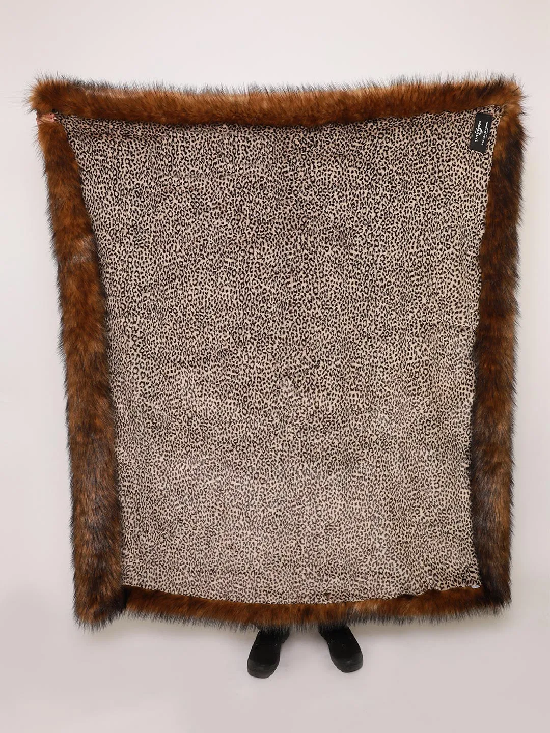 Kodiak Bear Faux Fur Throw