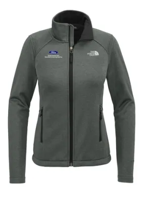 Ladies The North Face Ridewall Softshell Jacket- Grey