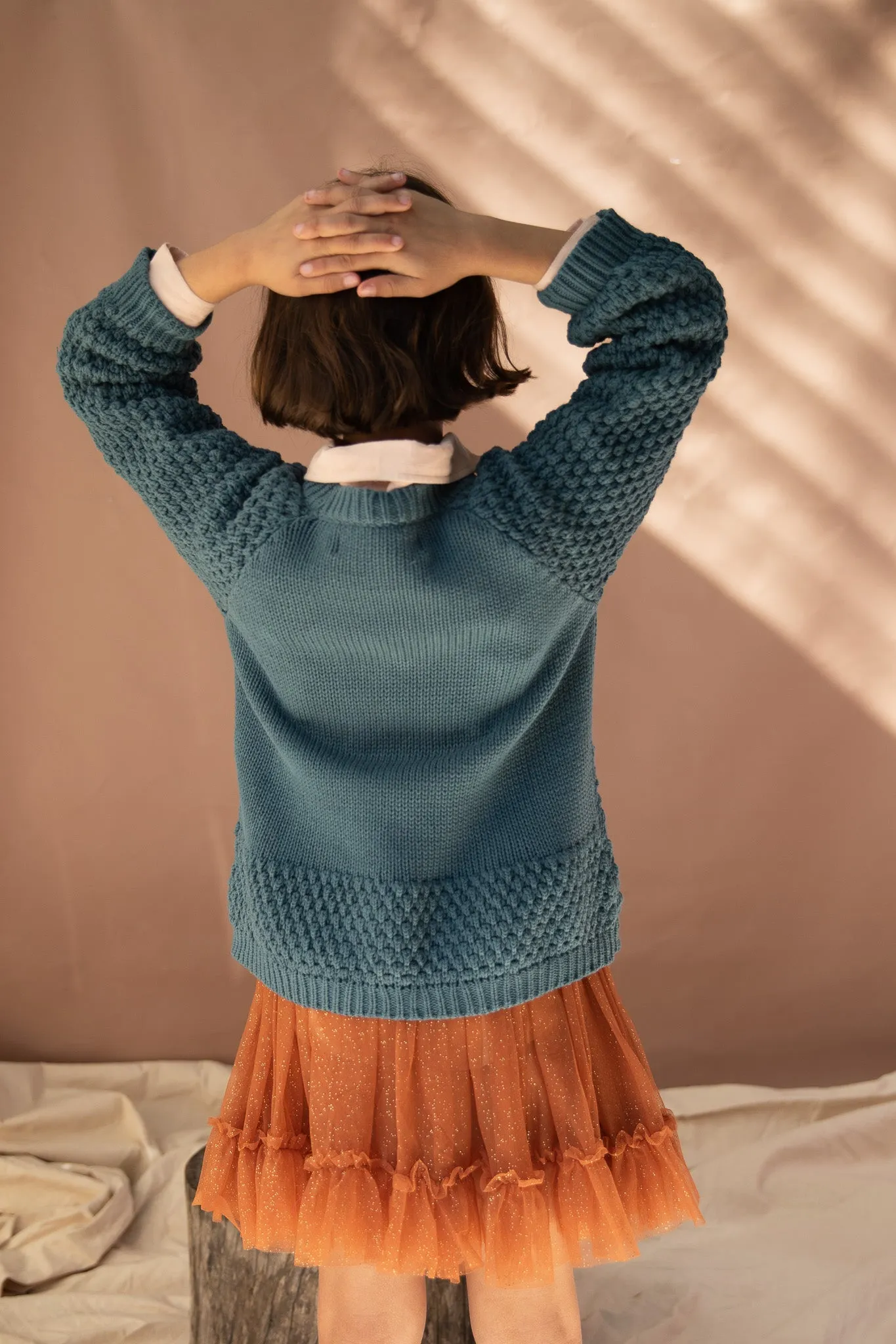 Marigold Knitted Jumper - Deep Sea