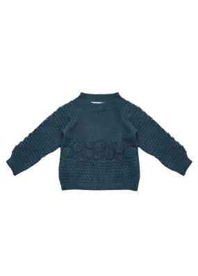 Marigold Knitted Jumper - Deep Sea