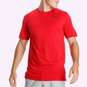 Nike Breathe - Men's Training Top - University Red/Gym Red/Black