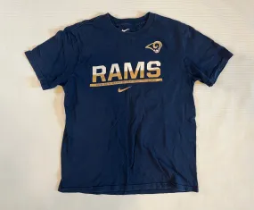 Nike- NFL Los Angeles Rams Youth Short Sleeve Shirt Size Large