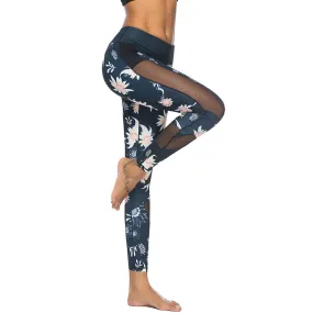 Printed Exercise Yoga Pants