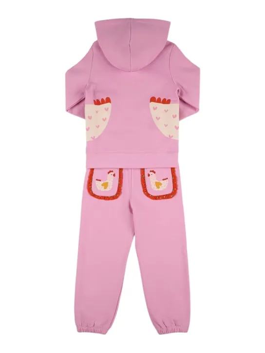 Stella McCartney Kids   Cotton fleece sweatshirt &amp; pants 