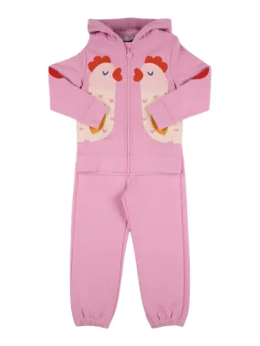 Stella McCartney Kids   Cotton fleece sweatshirt &amp; pants 