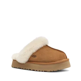 UGG Womens Disquette Sandals in Chestnut Brown - Cozy and Stylish Footwear