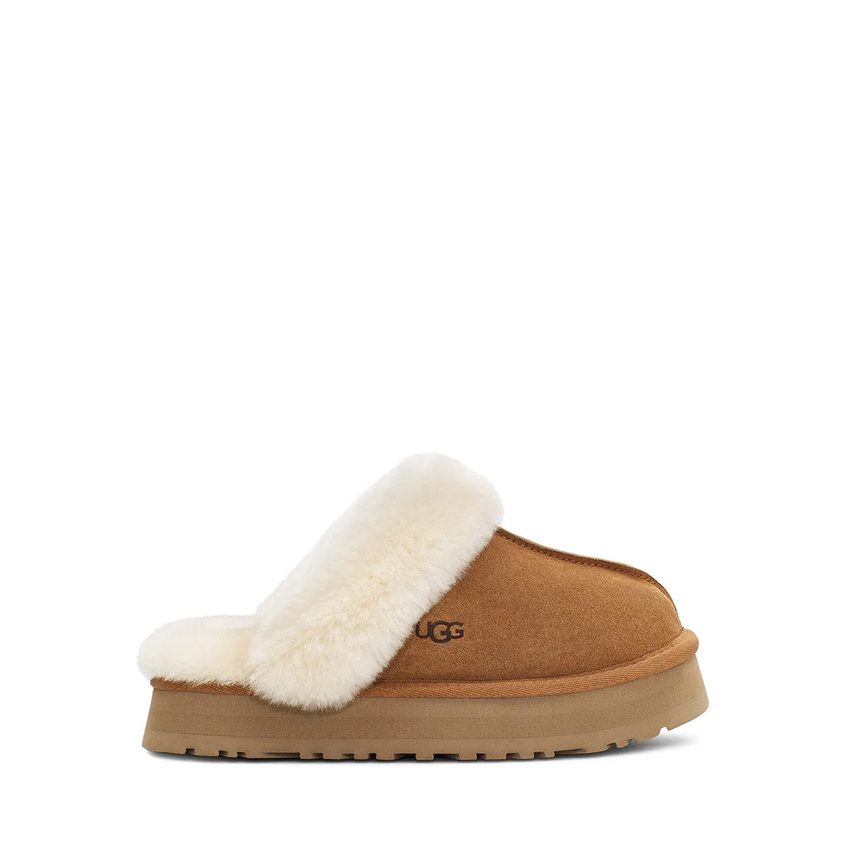 UGG Womens Disquette Sandals in Chestnut Brown - Cozy and Stylish Footwear